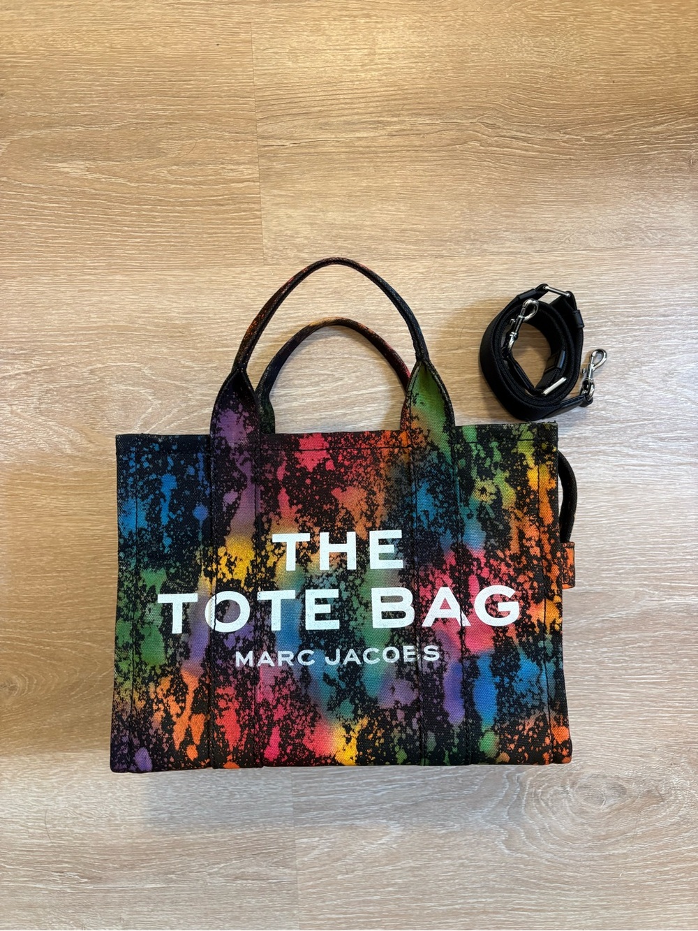Medium Marc Jacobs “Rainbow Splatter Drip” 🌈🫟💧The Tote Bag